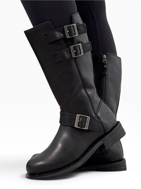 Harley-Davidson “Barlyn 11 Enginee” Black Women's Buckle Boots